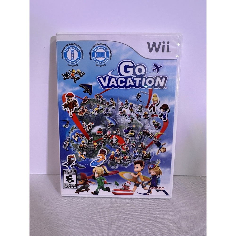 Go Vacation (Nintendo Wii, 2011) CIB Tested And Working